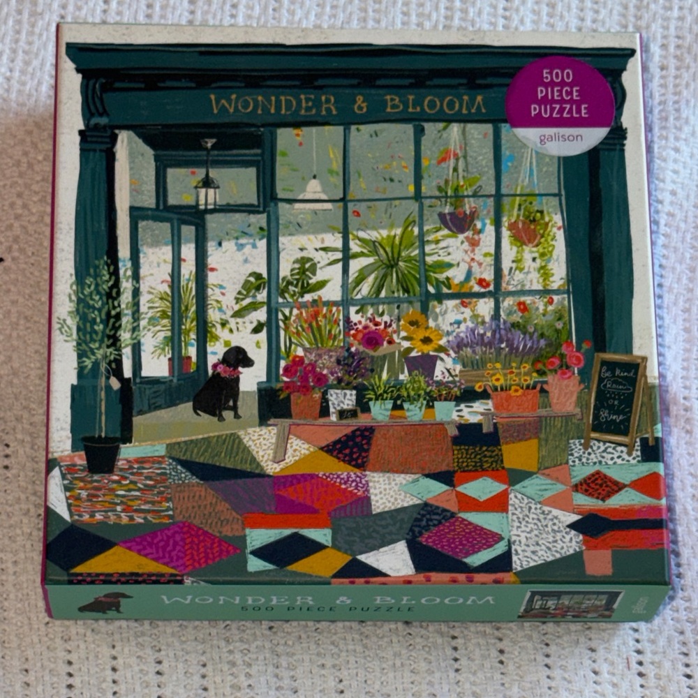 Wonder & Bloom 500 Piece Puzzle Galison NEW Sealed